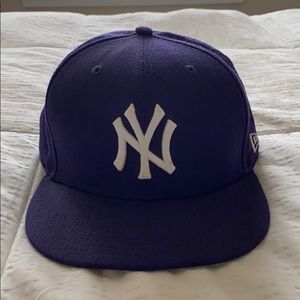 New York Yankees hat purple